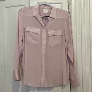 J Crew silky button down